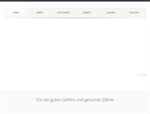 Tablet Screenshot of kfo-speer.de